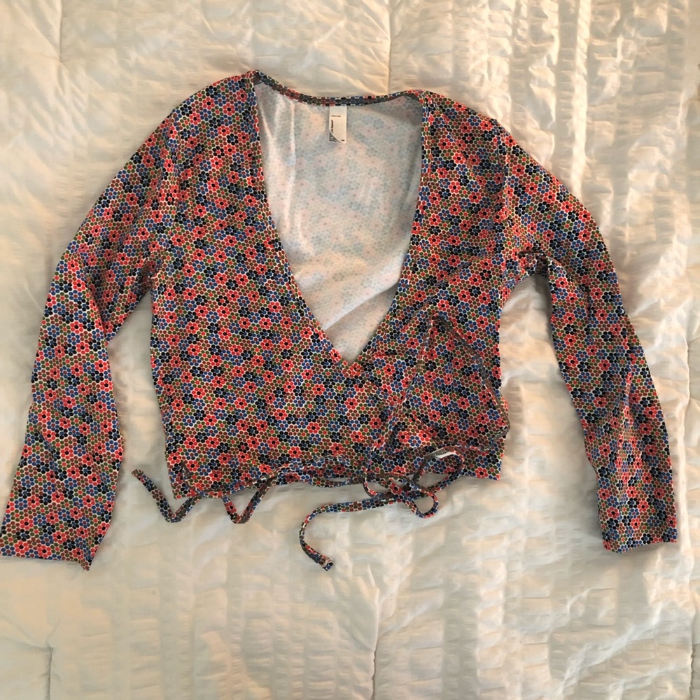 American Apparel Wrap Top